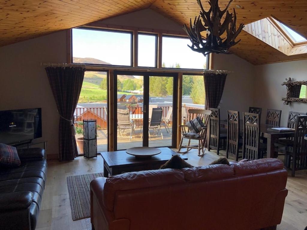 Lochside Lodge Glengoulandie Zewnętrze zdjęcie